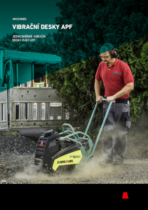 Single Direction Vibratory Plate Compactors Ammann APF 2050