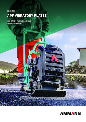 Single Direction Vibratory Plate Compactors Ammann APF 2050