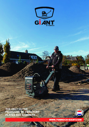 Tek Yönlü Titreşimli Plaka Sıkıştırıcıları Giant GP1545G