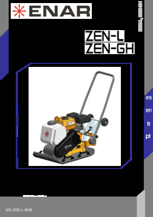 Single Direction Vibratory Plate Compactors Enar ZEN 15GH