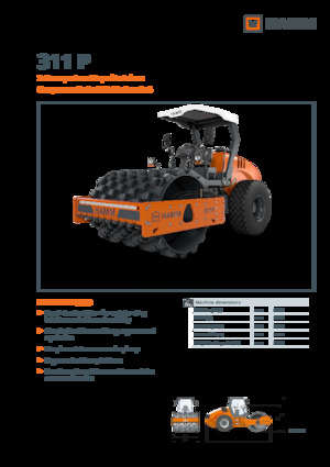 Single-drum Rollers Hamm 311 P
