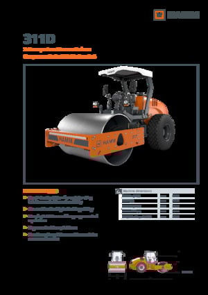 Single-drum Rollers Hamm 311D