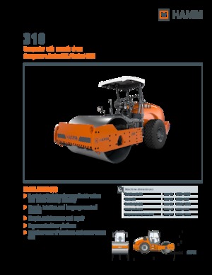 Single-drum Rollers Hamm 318