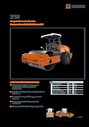 Single-drum Rollers Hamm 318