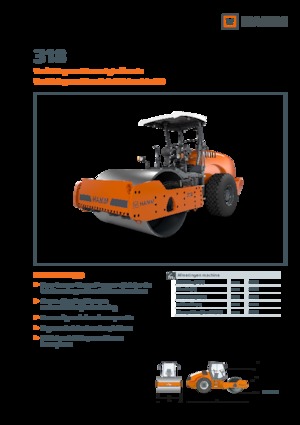 Single-drum Rollers Hamm 318