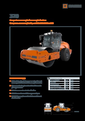 Tek silindirli makaralar Hamm 320