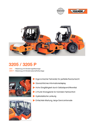 Single-drum Rollers Hamm 3205 P