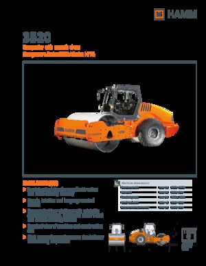 Single-drum Rollers Hamm 3520
