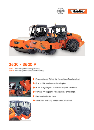 Single-drum Rollers Hamm 3520 P