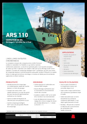 Single-drum Rollers Ammann ARS 110