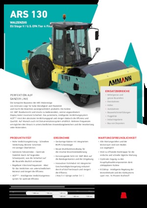 Single-drum Rollers Ammann ARS 130