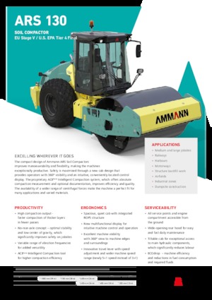Single-drum Rollers Ammann ARS 130