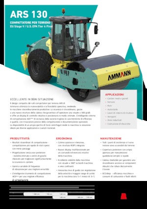 Single-drum Rollers Ammann ARS 130