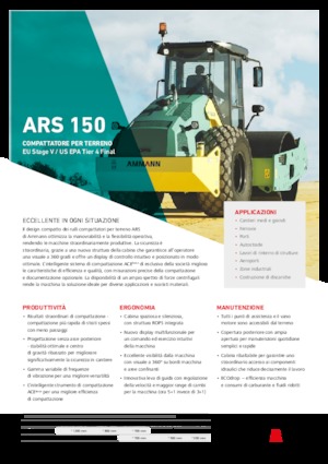 Single-drum Rollers Ammann ARS 150