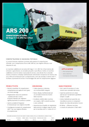 Single-drum Rollers Ammann ARS 200