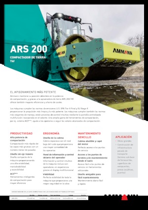 Single-drum Rollers Ammann ARS 200