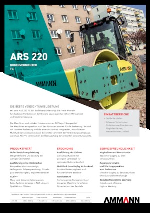 Single-drum Rollers Ammann ARS 220