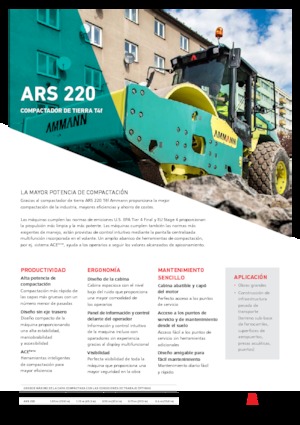 Single-drum Rollers Ammann ARS 220