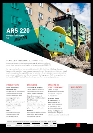 Single-drum Rollers Ammann ARS 220