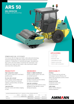 Single-drum Rollers Ammann ARS 50