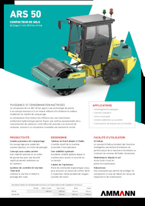 Single-drum Rollers Ammann ARS 50