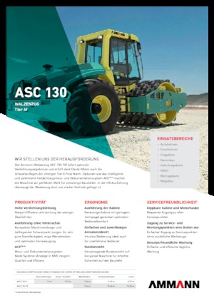 Single-drum Rollers Ammann ASC 130 D