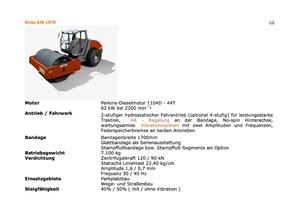 Single-drum Rollers Atlas AW 1070