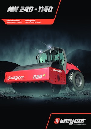 Single-drum Rollers weycor AW 1070