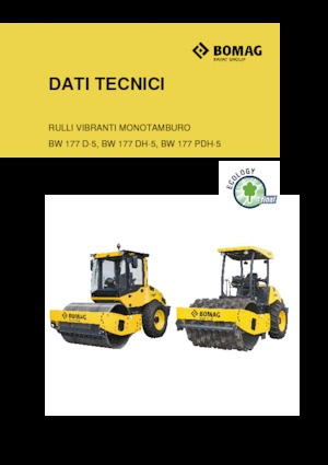 Single-drum Rollers Bomag BW 177 D-5