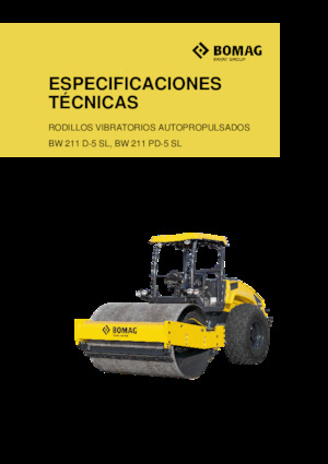 Single-drum Rollers Bomag BW 211 PD-5 SL