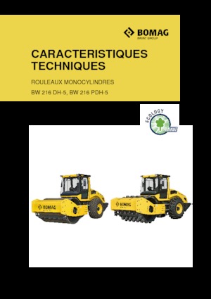 Single-drum Rollers Bomag BW 216 DH-5