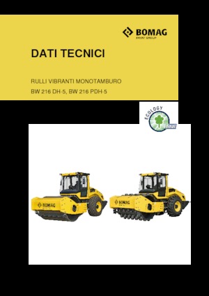 Single-drum Rollers Bomag BW 216 DH-5