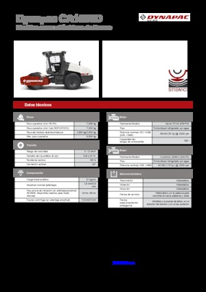 Single-drum Rollers Dynapac CA 1500 D
