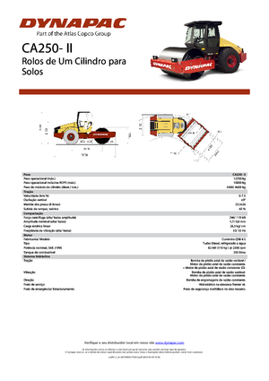 Single-drum Rollers Dynapac CA 250-II