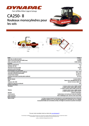 Single-drum Rollers Dynapac CA 250-II