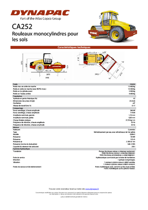 Single-drum Rollers Dynapac CA 252