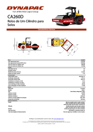 Single-drum Rollers Dynapac CA 260 D