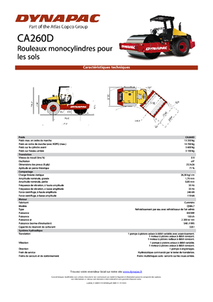 Single-drum Rollers Dynapac CA 260 D