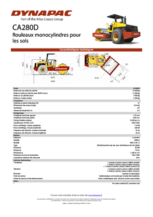 Single-drum Rollers Dynapac CA 280 D