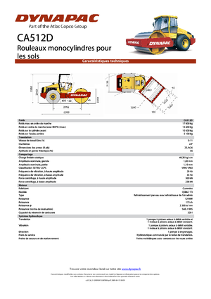Single-drum Rollers Dynapac CA 512 D