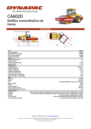 Single-drum Rollers Dynapac CA 602 D