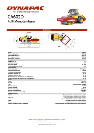 Single-drum Rollers Dynapac CA 602 D