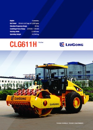 Single-drum Rollers Liugong CLG611H