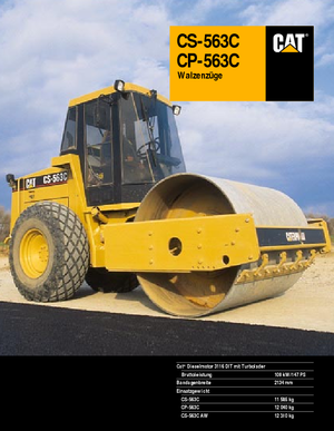 Single-drum Rollers Caterpillar CS 563 C