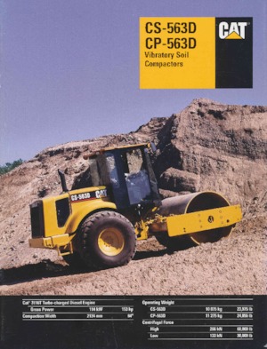 Single-drum Rollers Caterpillar CP-563D