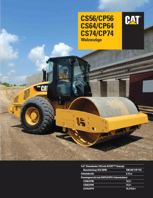 Single-drum Rollers Caterpillar CP64
