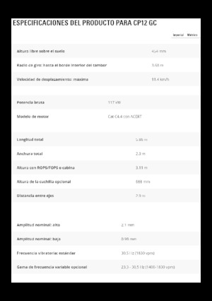 Single-drum Rollers Caterpillar CP12GC