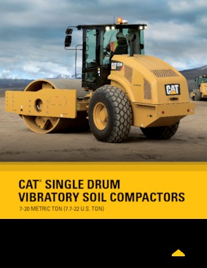 Tek silindirli makaralar Caterpillar CS64B