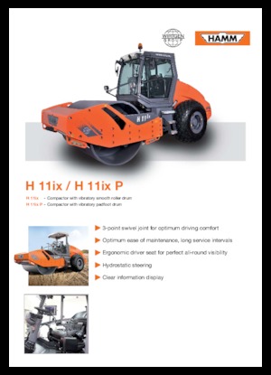 Single-drum Rollers Hamm H 11 ix