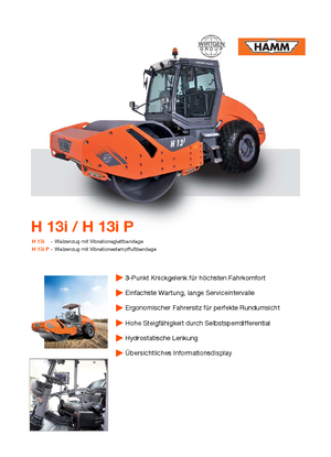 Single-drum Rollers Hamm H 13i